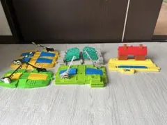 プラレールシリーズ 踏み切り　駅　セット