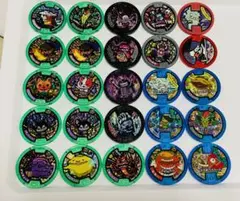 妖怪ウォッチ　メダル　25枚