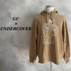 【希少XL】GU×UNDERCOVER パーカー グラフィック ベージュ 999
