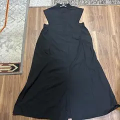 ZARA ザラ　ノースリーブ　シャツワンピ　ワンピース　黒