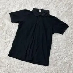 【c5462】ポロシャツ 半袖　ブラック　メンズ