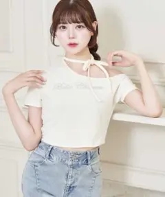 ベルシャルム　ジュエルロゴチョーカーTシャツのサムネイル