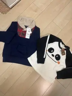 新品⭐︎120サイズ　moujonjon&zoomic トレーナー