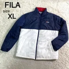 FILA 로고 자수 스포츠 안솜 재킷
