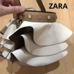 希少　　やや難ありZARA フリルバケツバッグ