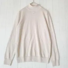 良品計画 ニット 薄手 ウール 100% ハイネック M