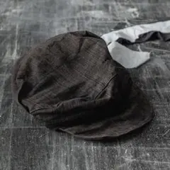 アトリエスパン ラインドコットンキャップ キャスケット 手染め
