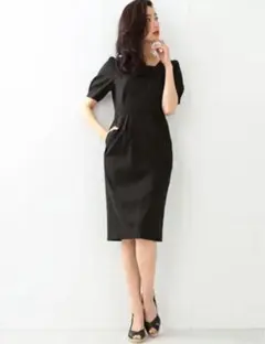 ☆エッフェビームス ☆素敵なリネン混ワンピース☆☆タグ付新品☆のサムネイル