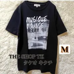 タケオキクチ ロゴTシャツ ブラック M 半袖 THE SHOP TKのサムネイル