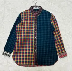 パッチワークシャツ