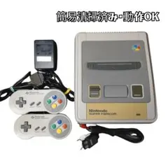 【簡易清掃済み】スーパーファミコン 本体　セット91501