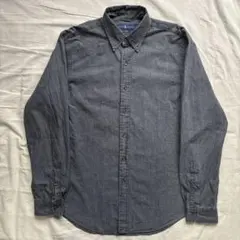 【現行】RALPH LAUREN ペイズリー ボタンダウンシャツ グレー