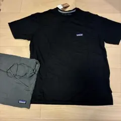 パタゴニア新品黒ポケットTシャツレスポンシビリティー M