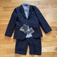 男の子　スーツ　ネイビー　半ズボン