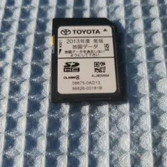 TOYOTA 純正 カーナビ用SDカード 2013年度冬版のサムネイル