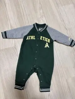 アスレチックス ロンパース ダークグリーン