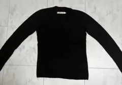AZUL ブラック Vネックセーター XS