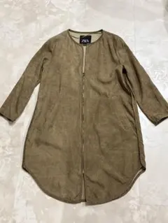 ZARA春秋ノーカラージャケット