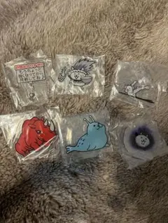 一番くじ にゃんこ大戦争 味方キャラ、敵キャラアクリルスタンド6点