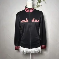 y2k平成ギャル韓国　adidasロゴデザイントラックジャケット　ジャージ