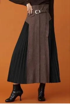 INella サイドプリーツハイウエストスカートのサムネイル