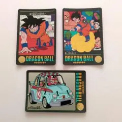 3枚　ドラゴンボールＺ　カード　セット　1991　ビジュアルアドベンチャー