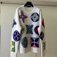 ルイヴィトンニットジャカードフラワーニットのサムネイル