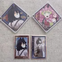鬼滅の刃　干支2026　午年　コースター　フォトカード　伊黒小芭内　甘露寺蜜璃