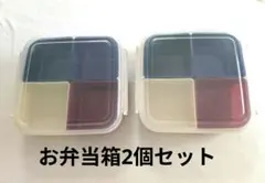 お弁当箱　2個セット　運動会　ピクニック　ランチボックスのサムネイル