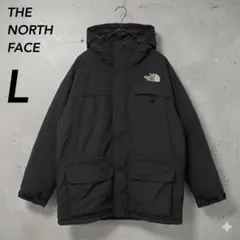 ノースフェイス ダウンジャケット L 黒 マウンテンパーカー グースダウン