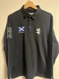 アドミラルゴルフ　Admiral フラッグ ロングスリーブシャツ　L 裏起毛