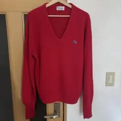 70年代 IZOD LACOSTE Vネックセーター