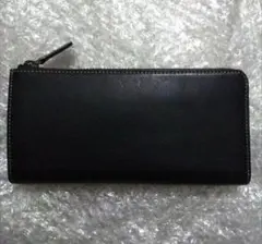 ブラック 本革 Ｌ字ファスナー長財布 新品未使用 シュヴァルエレのサムネイル