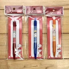 ちいかわ ボールペン 3本セット ハチワレ うさぎ 黒