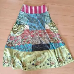 パッチワークスカート