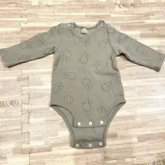 プティマイン　ミッフィー柄ロンパース　長袖