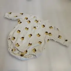新品タグなし　プリン柄　ロンパース
