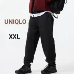 タグ付き 新品 未使用 XXL 黒 UNIQLO ユニクロ スウェットパンツ