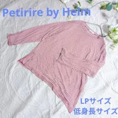 Petirire by Helm ボーダー 長袖 Tシャツ LPサイズ 指穴