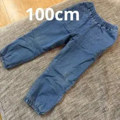 裏フリース　デニムウォームイージーパンツ　ジョガーパンツ　UNIQLO暖パン