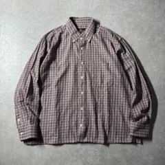 00s c-boy シティボーイ 短丈 長袖 スモールチェックシャツ