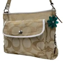 COACH/コーチ F16558 シグネチャー キャンバス ショルダーバッグ