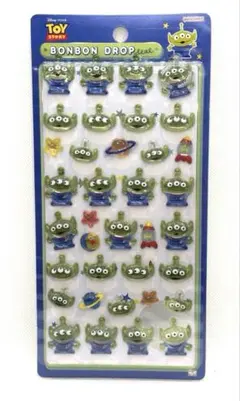 ボンボンドロップシール　リトルグリーンメン　エイリアン　トイストーリー　未使用
