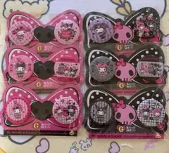 マイメロ　クロミ　My Melody & Kuromi 缶バッジ　1番くじ