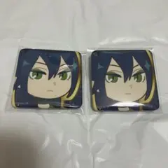 ツイステ スクエアバッジ 缶バッジ マレウス