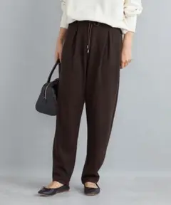 ★SHIPS シップス ウール混ポンチテーパードパンツ★