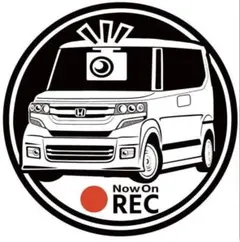 愛車色可　jf1 n-boxカスタム　ドライブレコーダー　ステッカー　❶