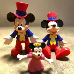 ミッキー2体・ミニー フィギュア 3体セット