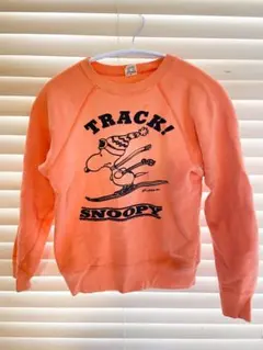 スプルース復刻 SURF'S UP! Snoopy スウェット オレンジ M 2025年最新