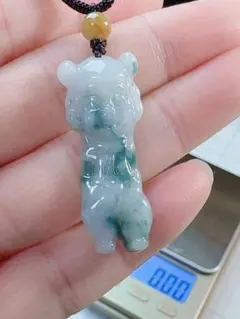 R1-0295天然本翡翠 《本物保証》 翡翠ペンダント ネックレス